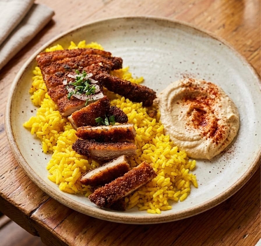 Lunch Chicken Cream Chop.
