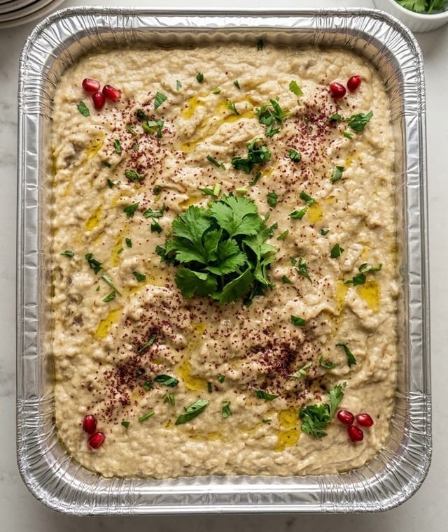 Baba Ghanouj Tray.