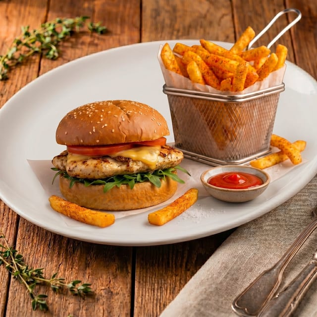Chicken Burger.