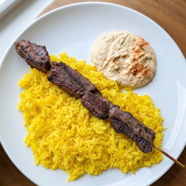 Lunch Beef Kabab.