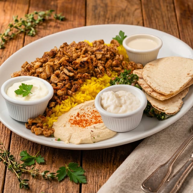 Dinner Chicken Shawarma.