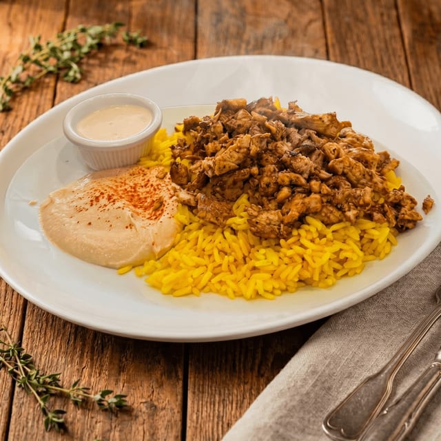 Lunch Chicken Shawarma.