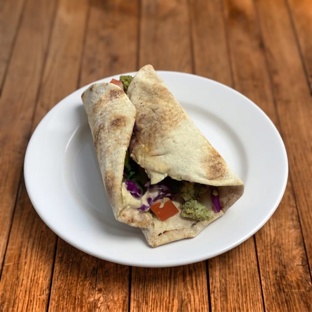 Traditional Falafel Wrap.